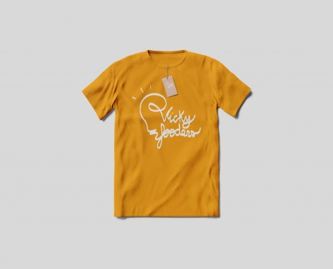 T-Shirt With Tag Mockup by Anthony Boyd Graphics
